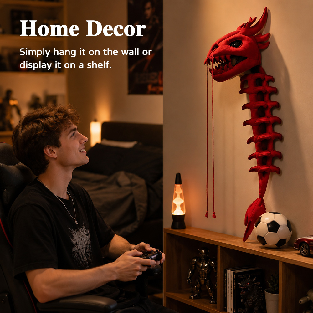 Free Cosplay Prop Patterns - Dinozor İskeleti Peluş Başlık Cosplay Kostüm