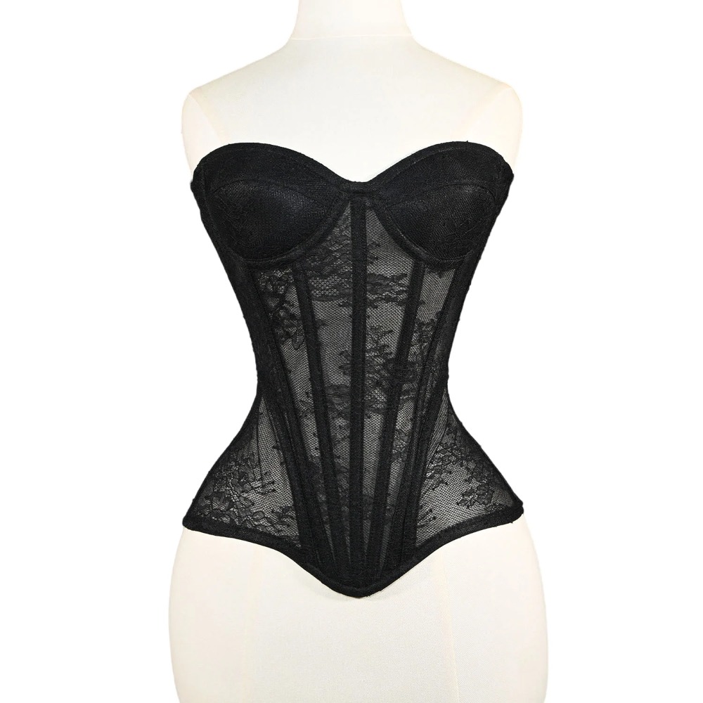 Boning Corset Steel - Kadın Örgü Korse Busiter Overbust Bardak