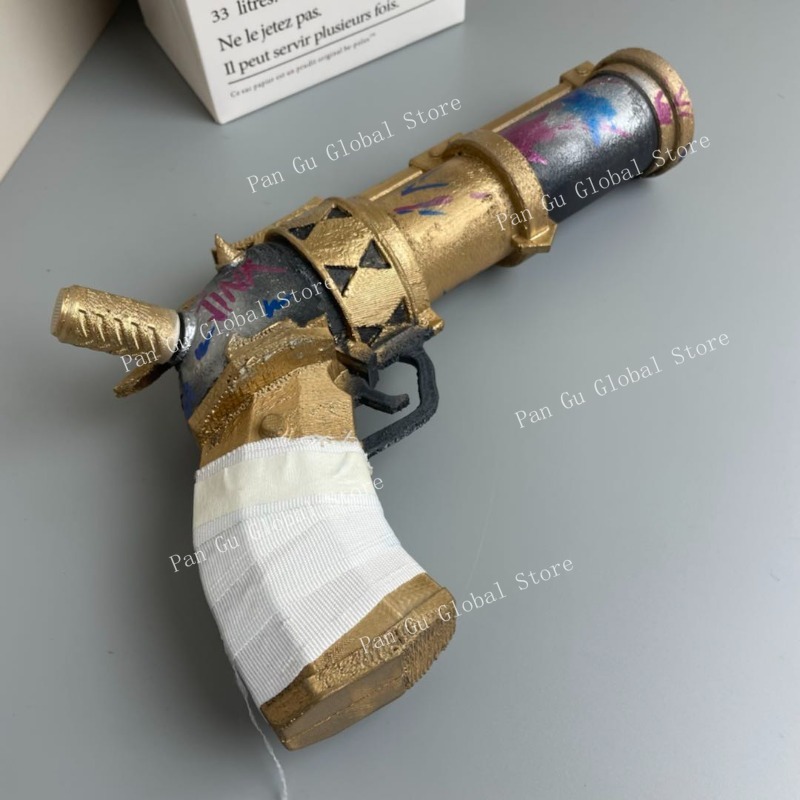 Cosplay Prop Katana - 28 cm/11.02in Jinx Tabanca Özelleştirilmiş 3D