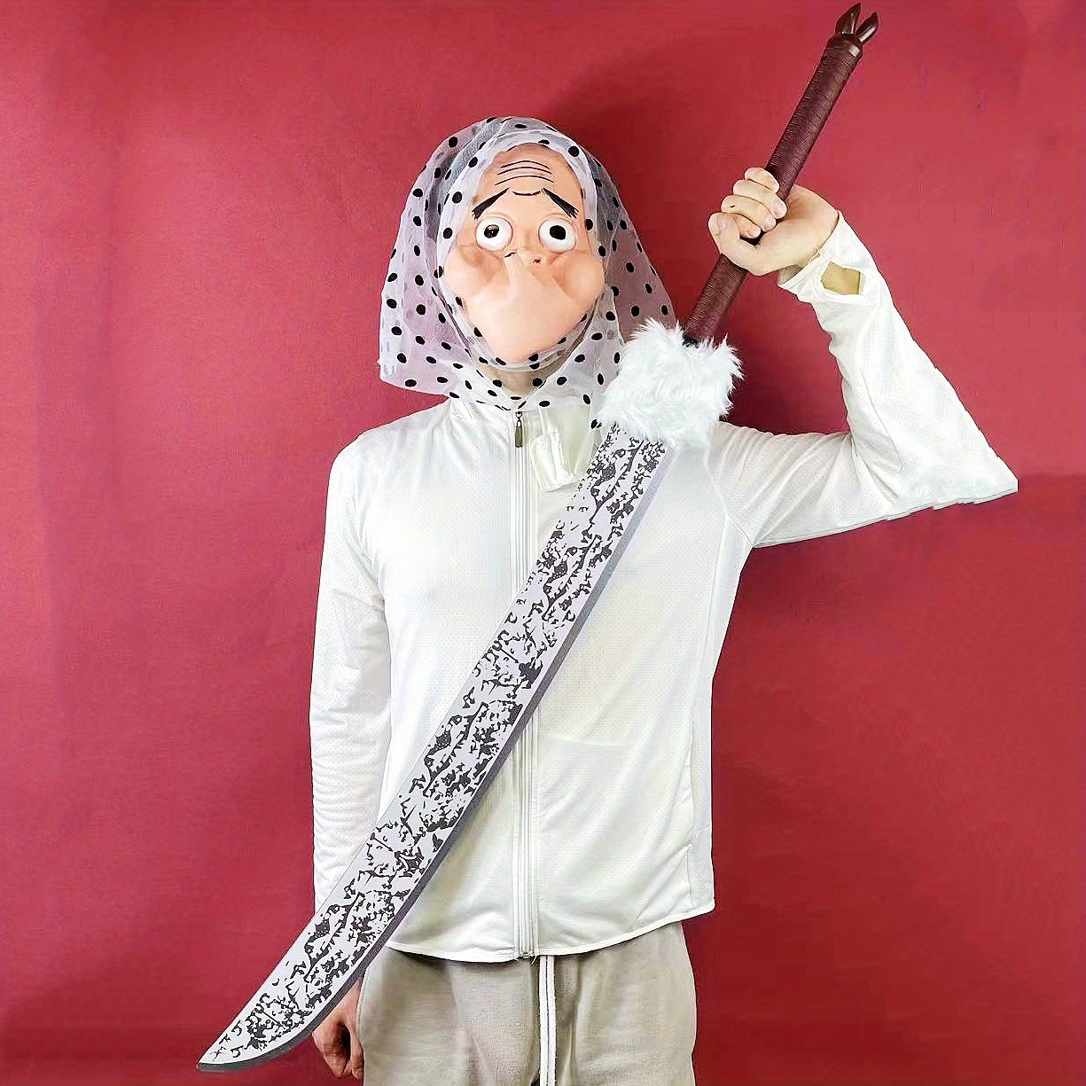 Cosplay Prop Katana - 50 inç Fushiguro Toji Katana Büyük