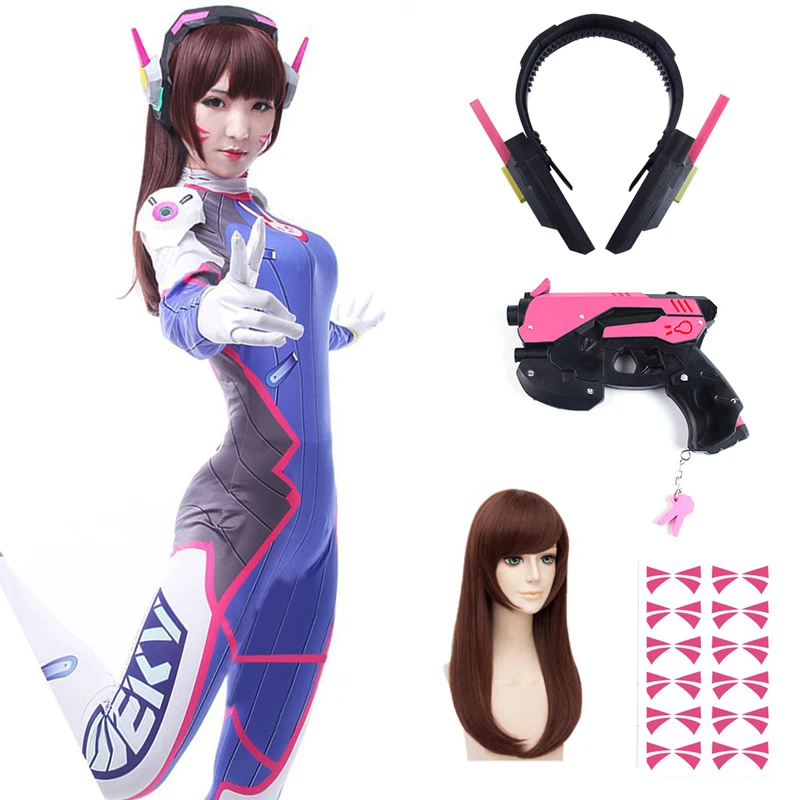 Dva Cosplay Prop - Anime Kadın Tulum Tayt Dva Cosplay