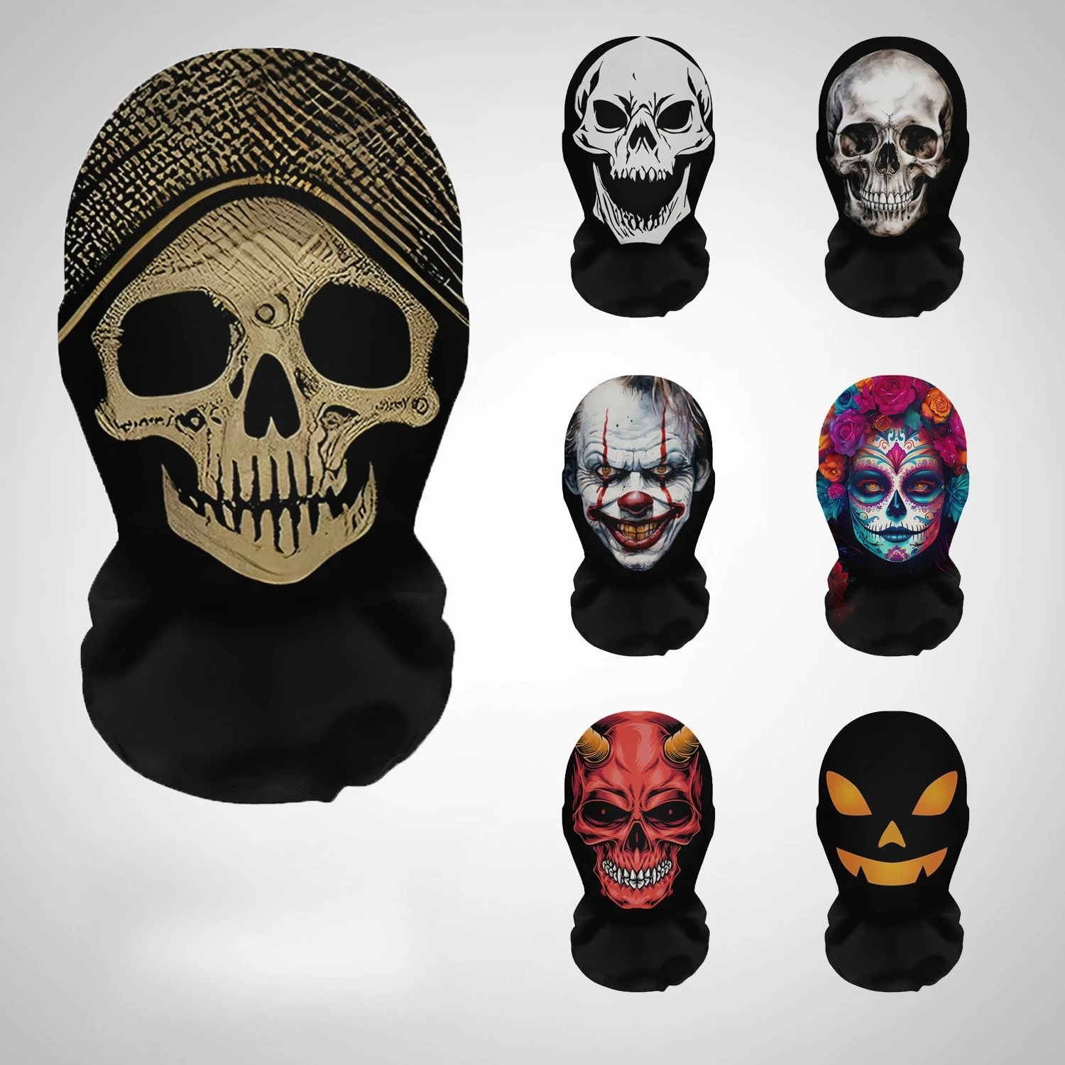 Free Cosplay Prop Patterns - Cadılar bayramı Korku Maskeleri 3D Baskı