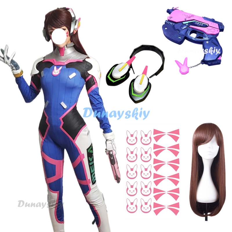 Dva Cosplay Prop - Anime Kadın Tulum Tayt Dva Cosplay