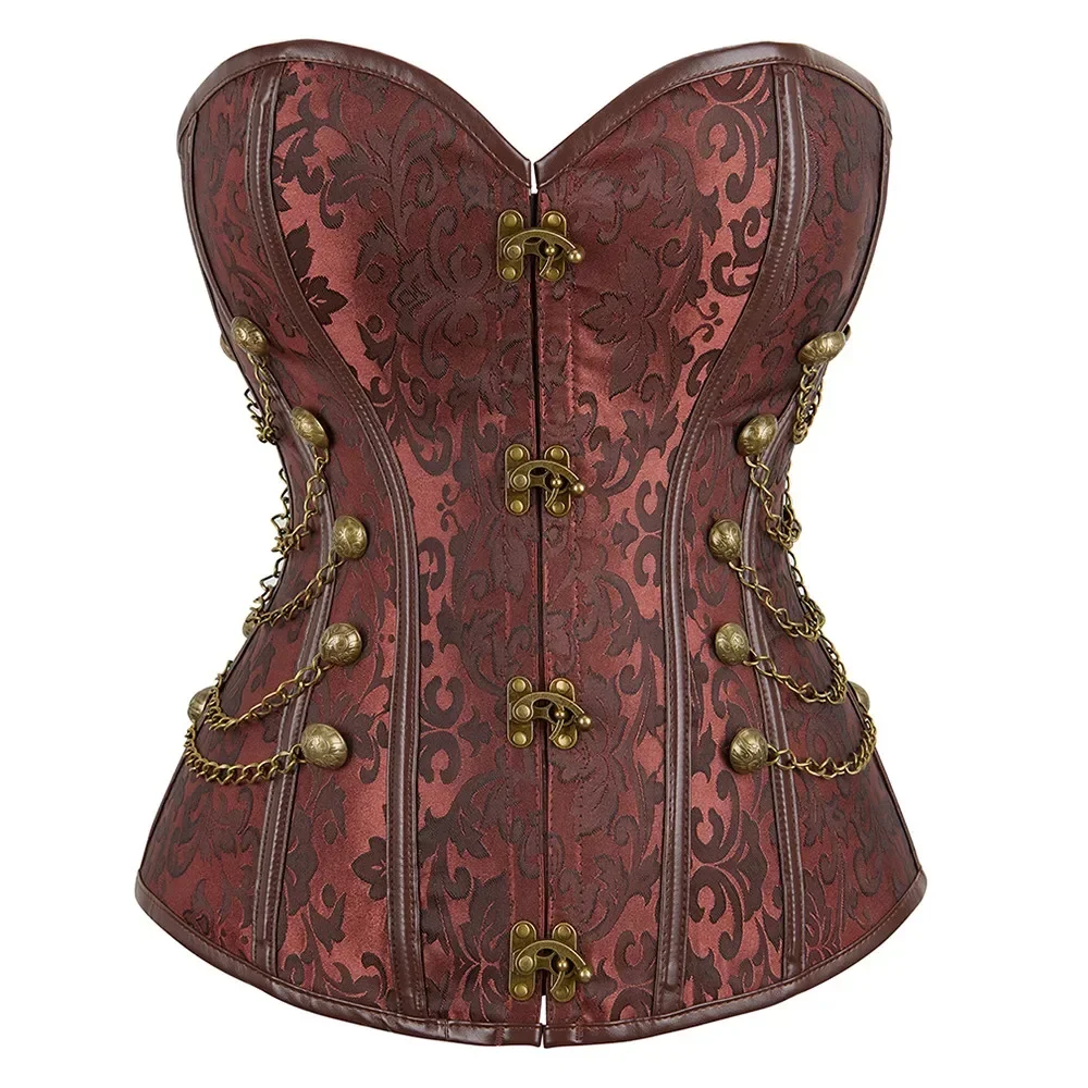 Ortaçağ Steampunk Overbust Kor - Boning Corset Steel incelemesi ve fiyatı