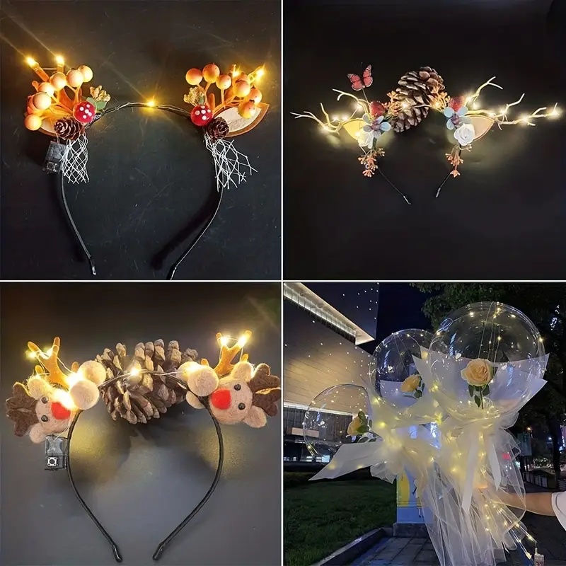 LED Işıklar Dize Bakır Gümüş T - Led El Wire incelemesi ve fiyatı