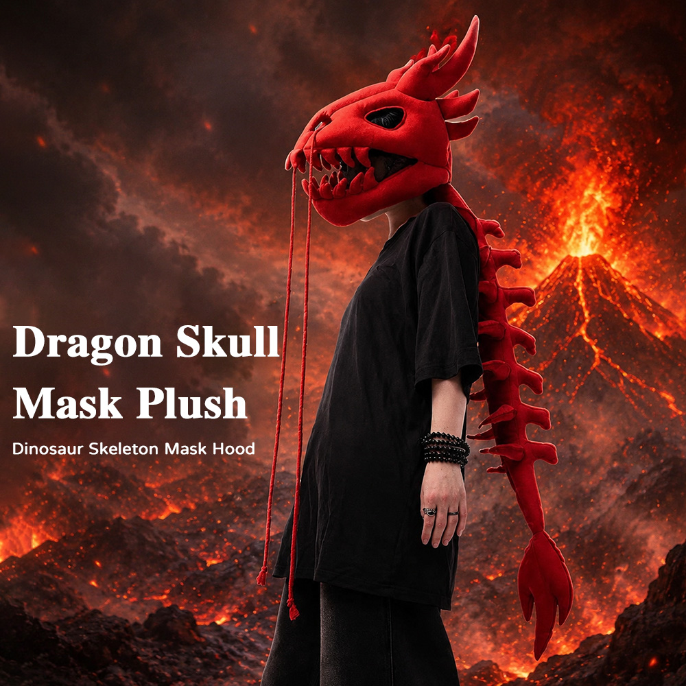 Dinozor İskeleti Peluş Başlık  - Free Cosplay Prop Patterns incelemesi ve fiyatı