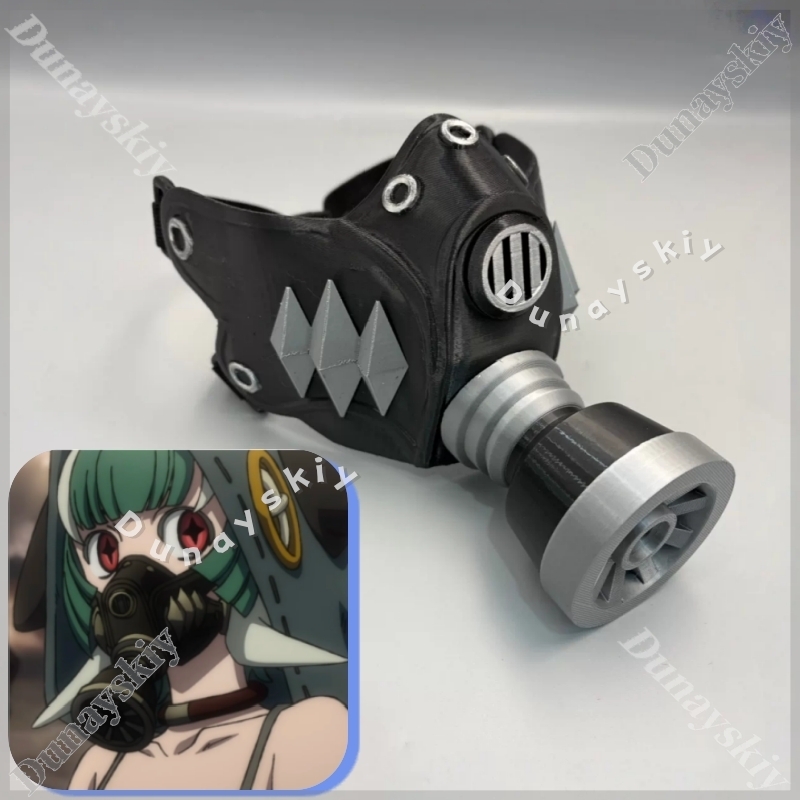 Guita Cyberpunk Gaz Maskesi Ye - Cosplay Prop 3D Print incelemesi ve fiyatı