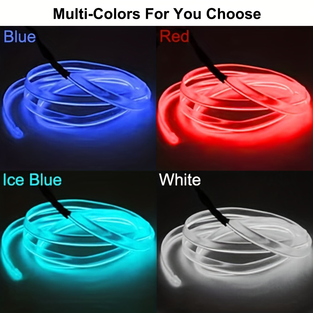 5m Neon LED Araba İç Aydınlatm - Led El Wire incelemesi ve fiyatı