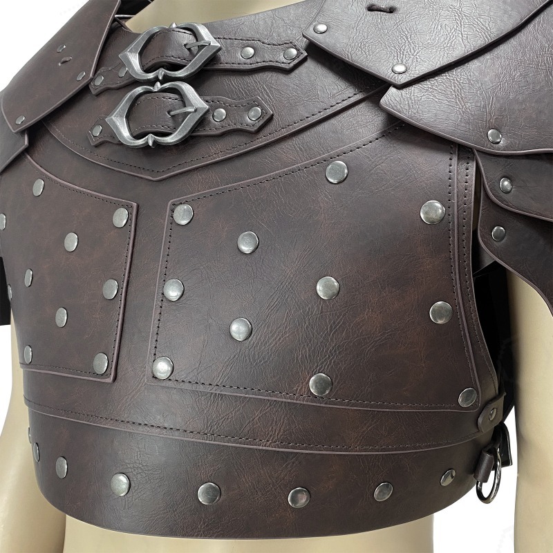Ortaçağ Çivili Omuz Göğüs Zırh - Prop For Cosplay incelemesi ve fiyatı