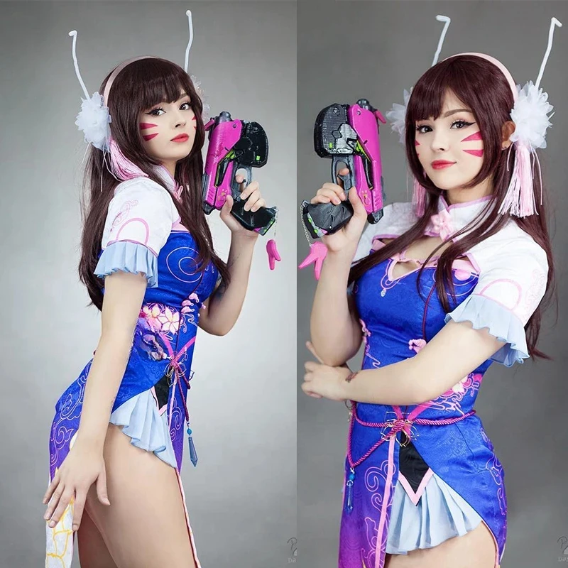 Oyun ROLECOS OW D.VA Cosplay p - Dva Cosplay Prop incelemesi ve fiyatı