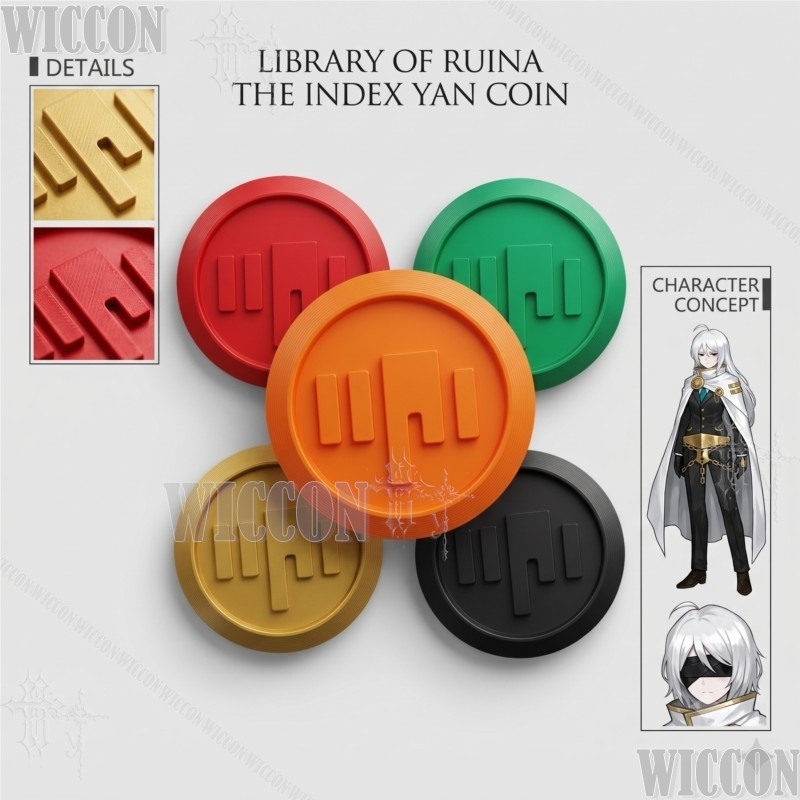 Library Of Ruina The Index Yan - Cosplay Prop 3D Print incelemesi ve fiyatı